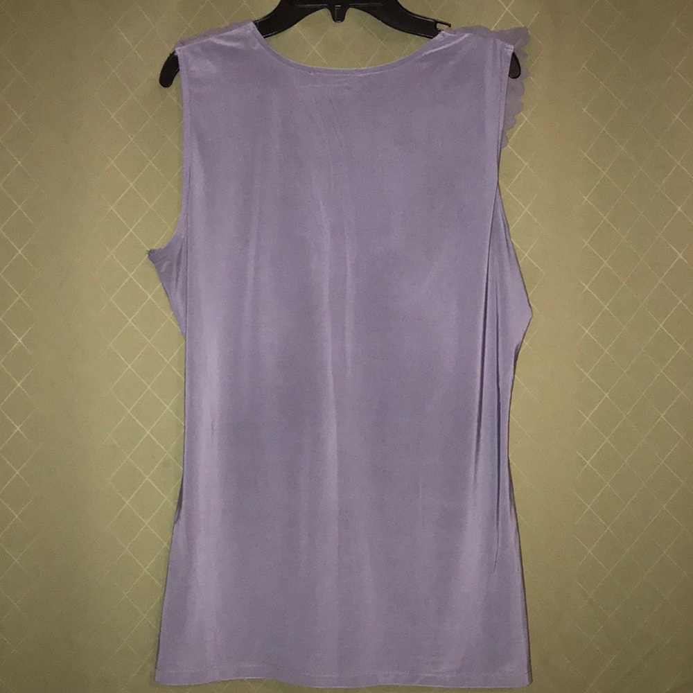 The Limited Purple Ruffle Tank Top - Picture 2 of 5